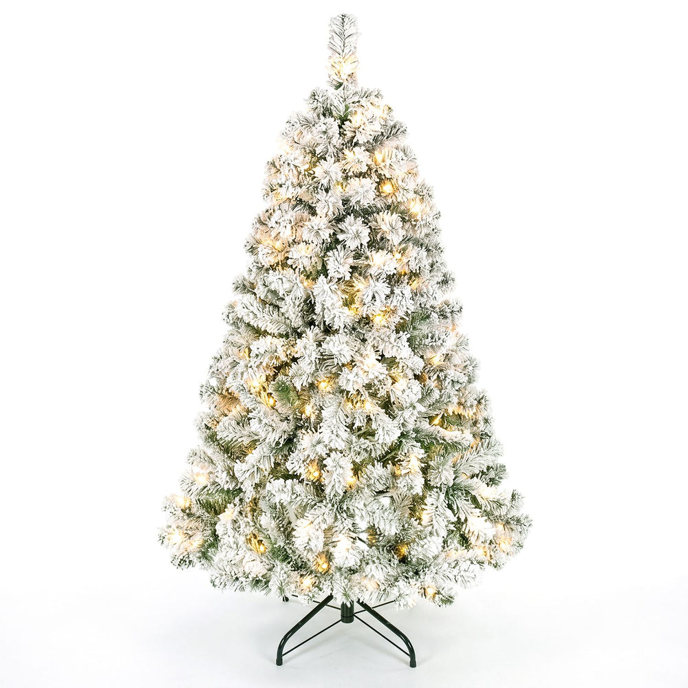 Pre-Lit Artificial Christmas Tree with 900/550/250/150 Warm White LED Lights-XS - Gallery View 1 of 2