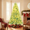 Pre-Lit Tinsel Christmas Tree Artificial Xmas Tree Home Office Party Seasonal Holiday Decoration-M - Gallery View 1 of 11