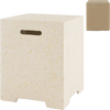 2-in-1 Gas Tank Holder Side Table with Protective Cover