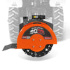 3-Point PTO Stump Grinder with 44 Carbide Teeth (PTO Shaft Included with Slip Clutch),  for 35-80HP Tractor,  SG28
