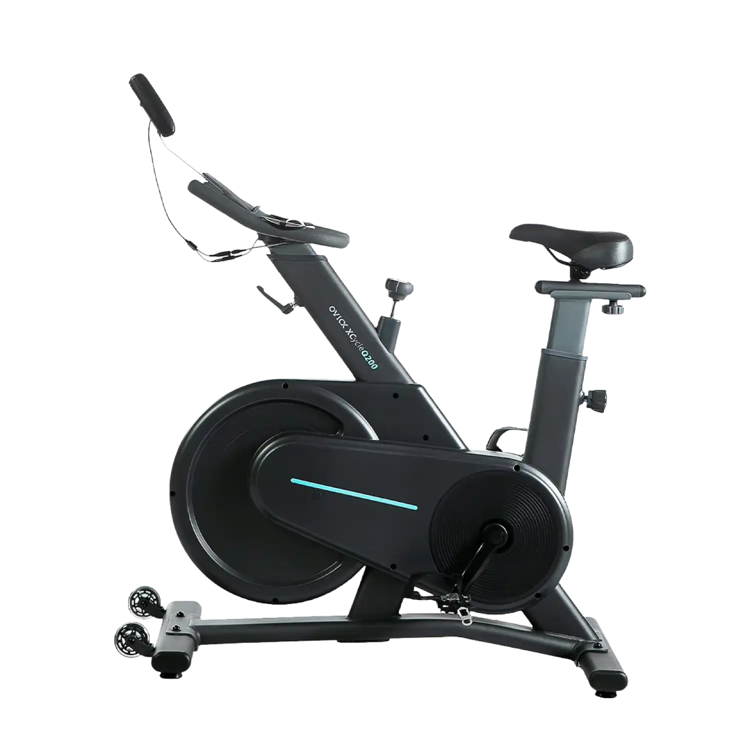 OVICX OS-EBIKE-Q200-C Stationary Exercise Bike With LCD Data Monitor New
