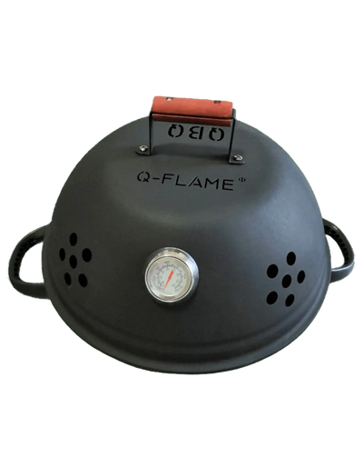 QStoves QBQ Barbecue Grill & Smoker With Thermometer New