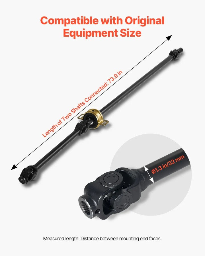 Vevor Front Drive Shaft Assembly for 2014-2017 Polaris RZR XP 1000 New