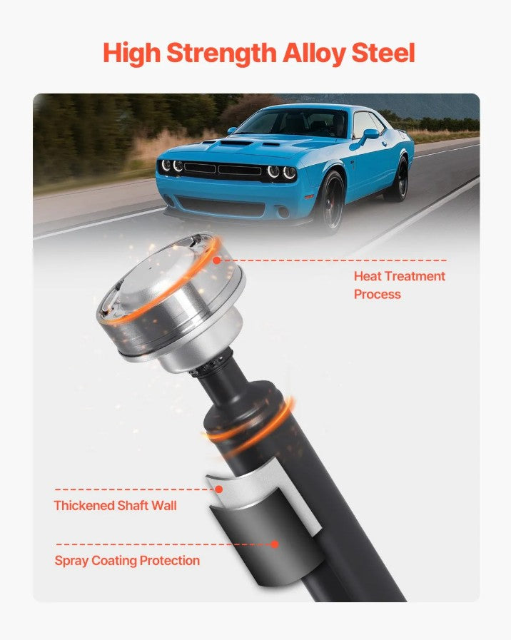 Vevor Rear Driveshaft for 2015–2019 Dodge Challenger V6 3.6L 71.7–73.2" New