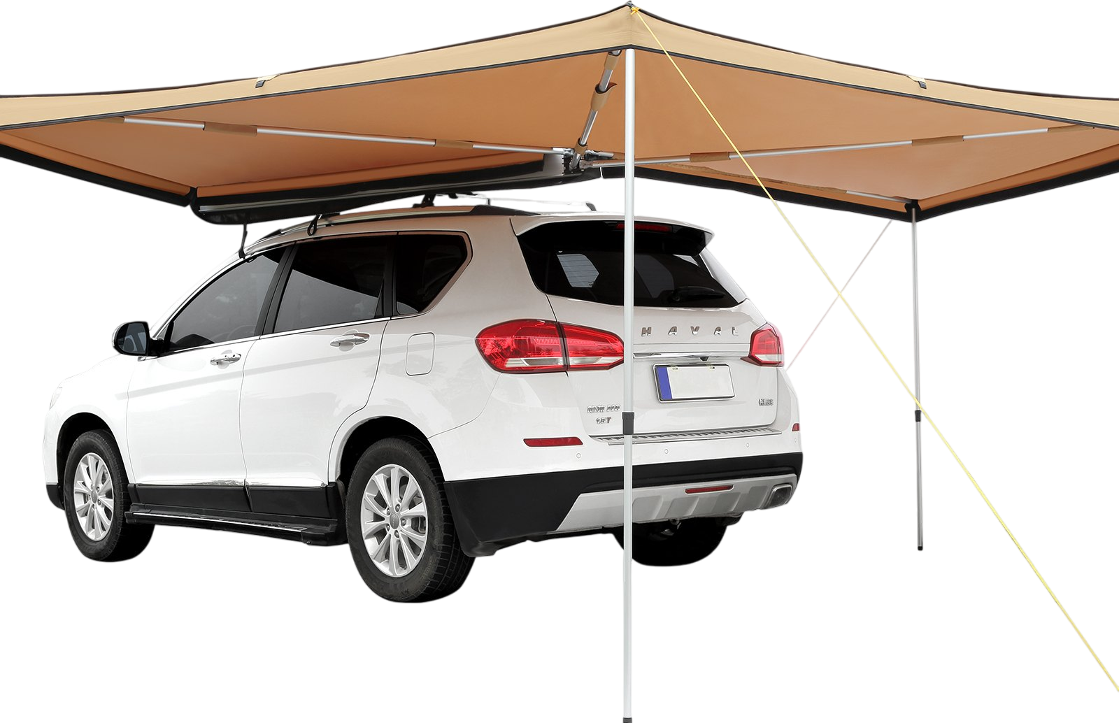 Vevor Vehicle Awning 270° 8.2' Height UV50+ Retractable Car Side Awning with Waterproof Storage Bag New