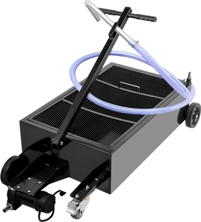 Vevor Low-Profile Oil Drain Pan 25-Gallon with Pump and Casters New