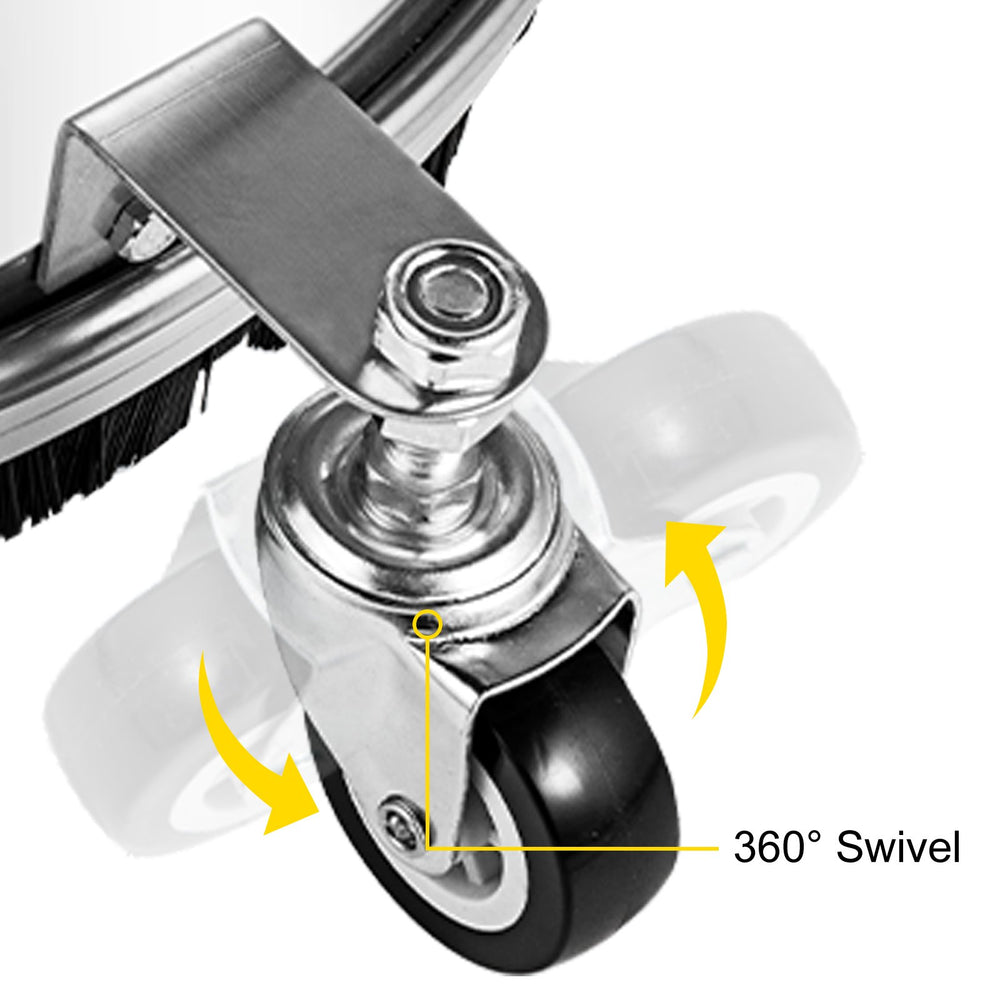 Vevor 18" Surface Cleaner 4000 PSI for Pressure Washer 1/4" Quick Connector Stainless Steel with Twin Rotary Arm New