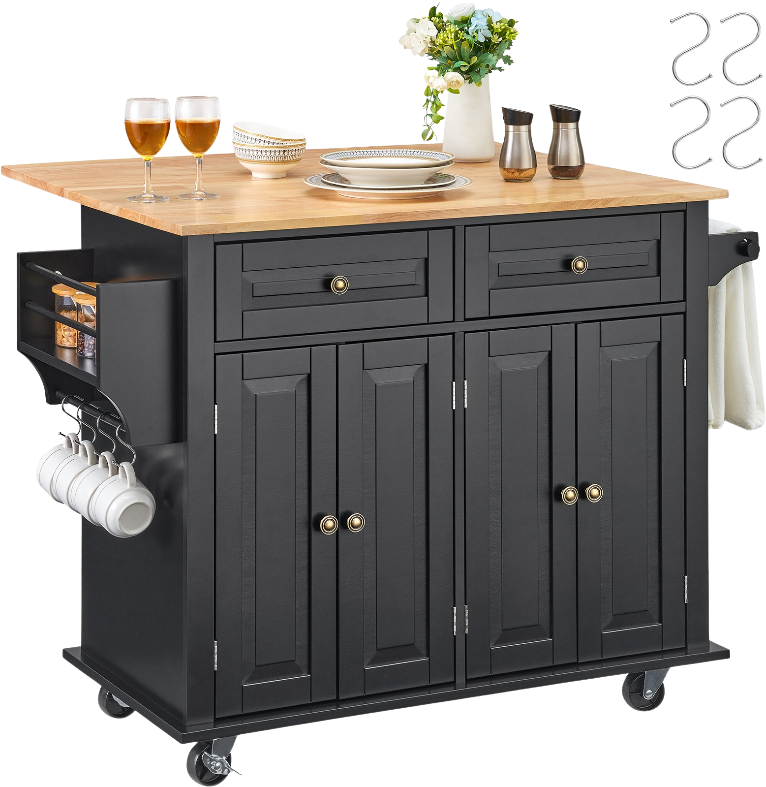 Vevor Kitchen Island Cart 35.4