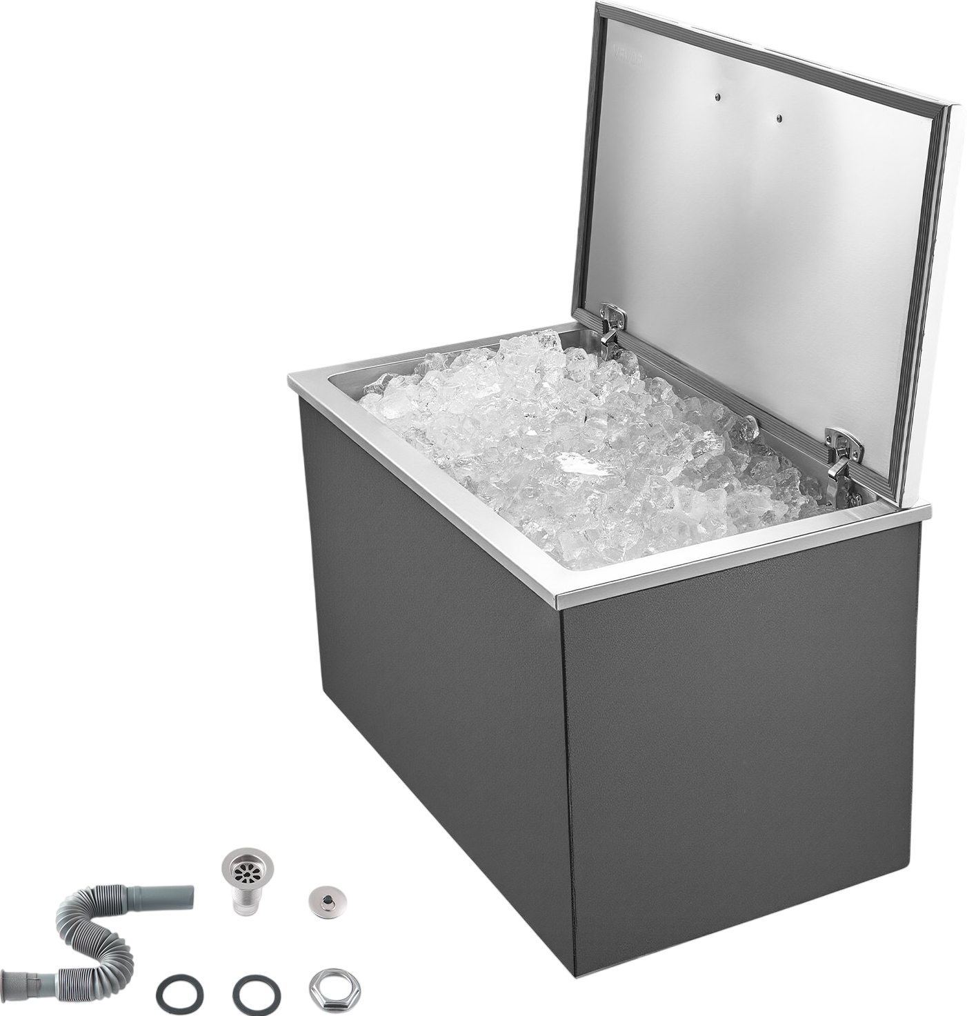 Vevor Drop-In Ice Chest 87.6 Qt Stainless Steel 28