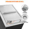 Vevor Commercial Drop-In Ice Chest 18" x 12" x 14.5" 28 Qt. Stainless Steel with Sliding Cover and Drain New