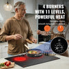 Vevor Built-In Electric Radiant Ceramic Cooktop 24" 4 Burners 6000W New