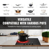 Vevor Built-In Electric Radiant Ceramic Cooktop 24" 4 Burners 6000W New