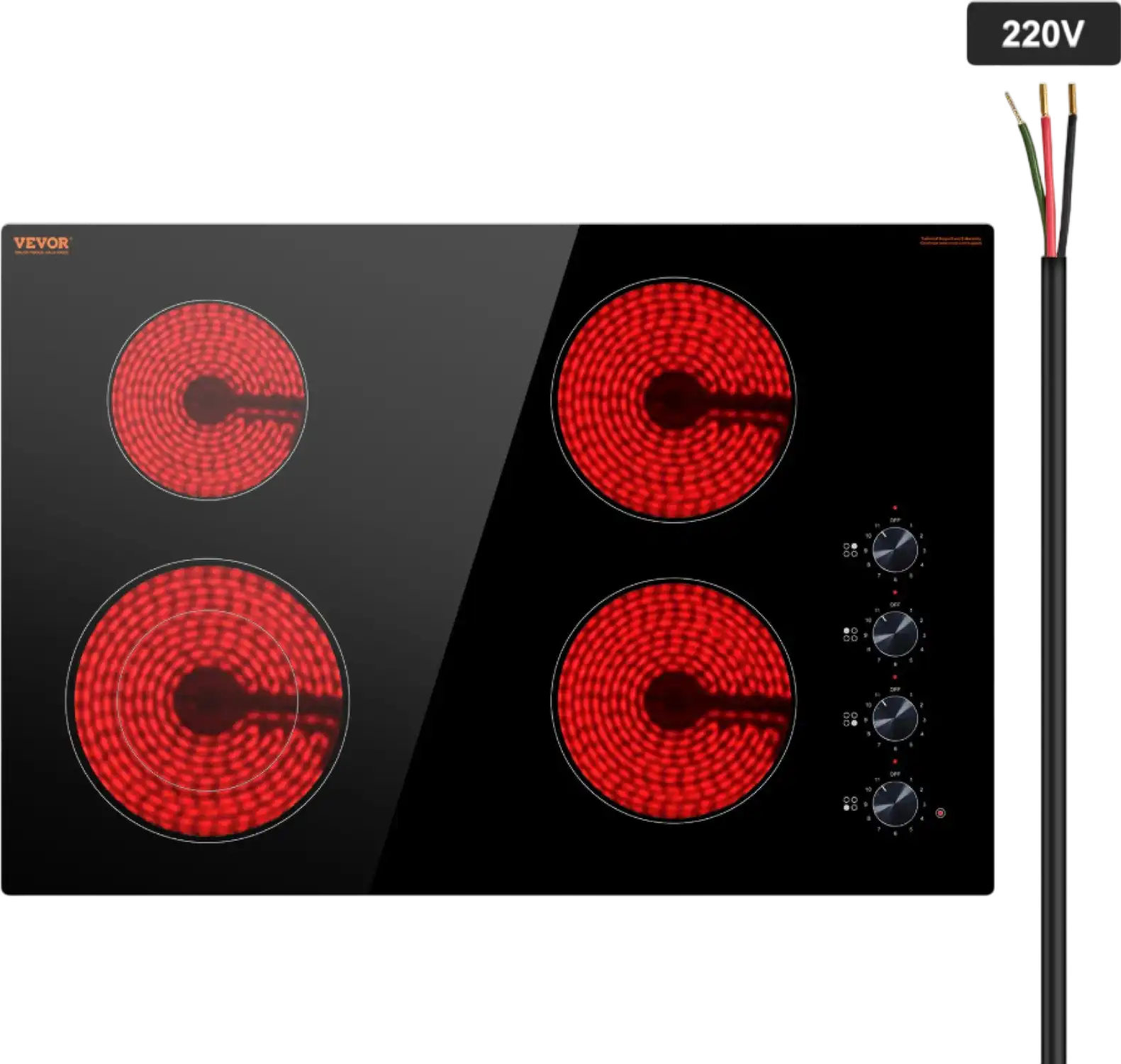 Vevor Built-In Electric Radiant Ceramic Cooktop 30