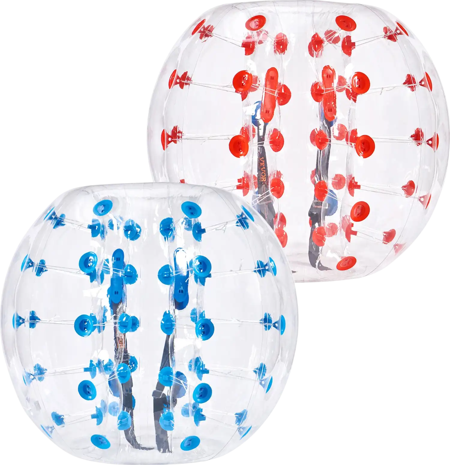 Vevor Inflatable Bumper Balls 4' Thick PVC Body Sumo Zorb Balls 2-Pack New