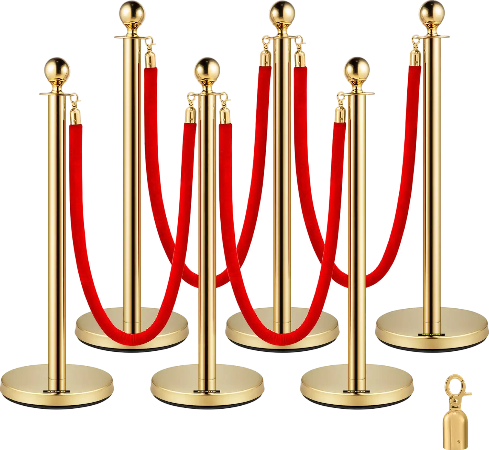 Vevor Stanchion Crowd Control Posts 37.4