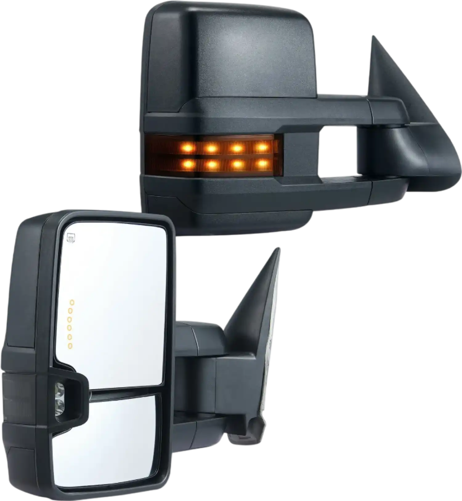 Vevor Towing Mirrors for Chevy/GMC 2014–2019 Heated Defrost with LED and Signal Lights New