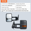 Vevor Towing Mirrors for Chevy/GMC 2014–2019 Heated Defrost with LED and Signal Lights New