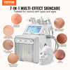 Vevor Facial Machine 7-in-1 Hydrogen Oxygen 6 Skincare Probes 7 Color Light Beauty Mask New