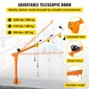 Vevor Davit Crane 2200 Lbs. Wireless Remote Control 12V 360° Swivel Electric Crane New