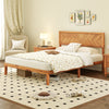 Twin/Full/Queen Size Bed Frame with Headboard and Storage Space-Queen Size - Gallery View 1 of 10