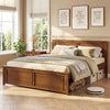 Queen Size Wooden Bed Frame with Headboard - Gallery View 1 of 10