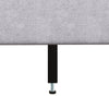 Close-up of the adjustable leg of the Queen Size Upholstered Platform Bed with button tufted headboard for stability.