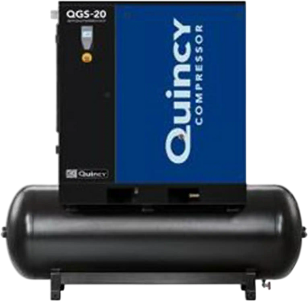 Quincy Compressor QGS 20 TM-3 Rotary Screw Air Compressor 20 HP 120 gallon New