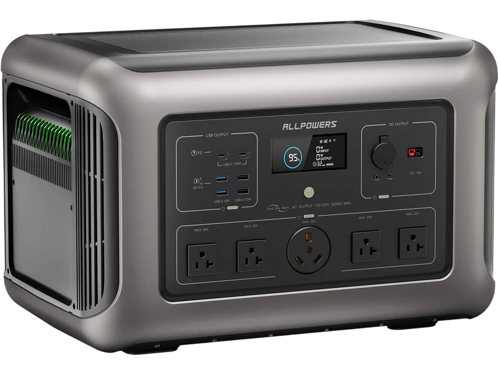 ALLPOWERS R3500 Home Backup Power Station | 3200W 3168Wh