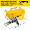 Vevor Electric Hydraulic Rebar Cutter 900W 5/8" in 3 Seconds 110V New