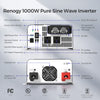 Renogy Inverter Pure Sine Wave 1000W 12V with UPS Transfer Switch and Built-In Bluetooth New