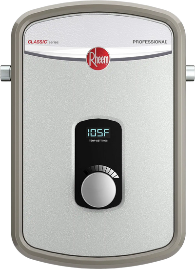 Rheem RTEX-08 Classic 8 kW 1.95 GPM Tankless Electric Water Heater Indoor 240V New