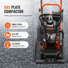 Vevor Plate Compactor Vibratory Compaction Tamper Forward 22.1" x 15.9" 6.5 HP 196cc Gas 4200 lbs Force 5600 VPM New