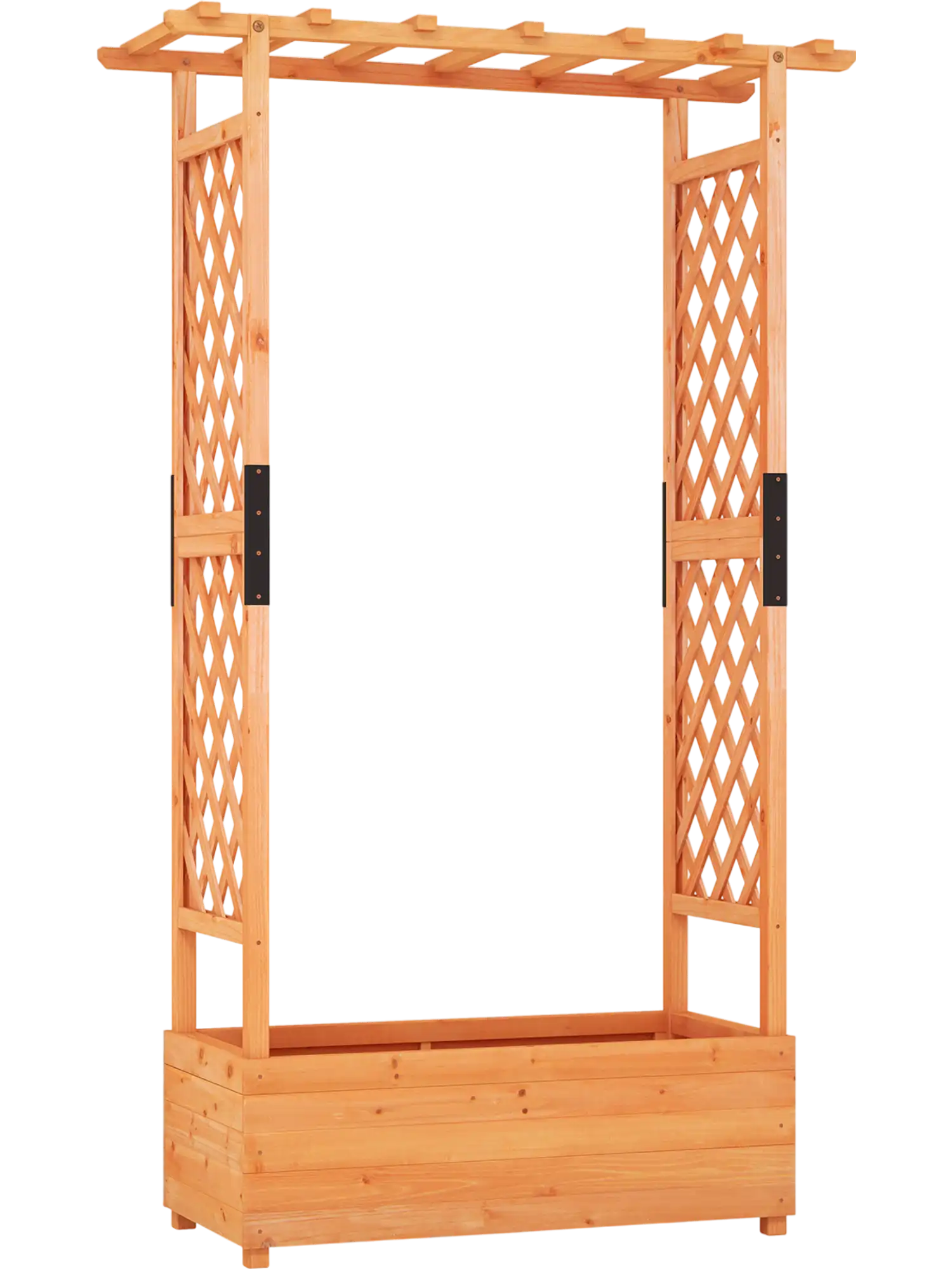 Costway Raised Garden Bed Arch Trellis 78193642 New