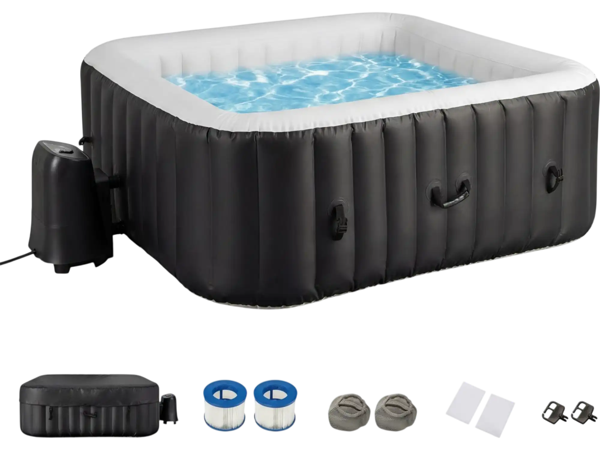 Costway Inflatable Hot Tub Spa 4-6 Person 130 Air Jets 42791386 New