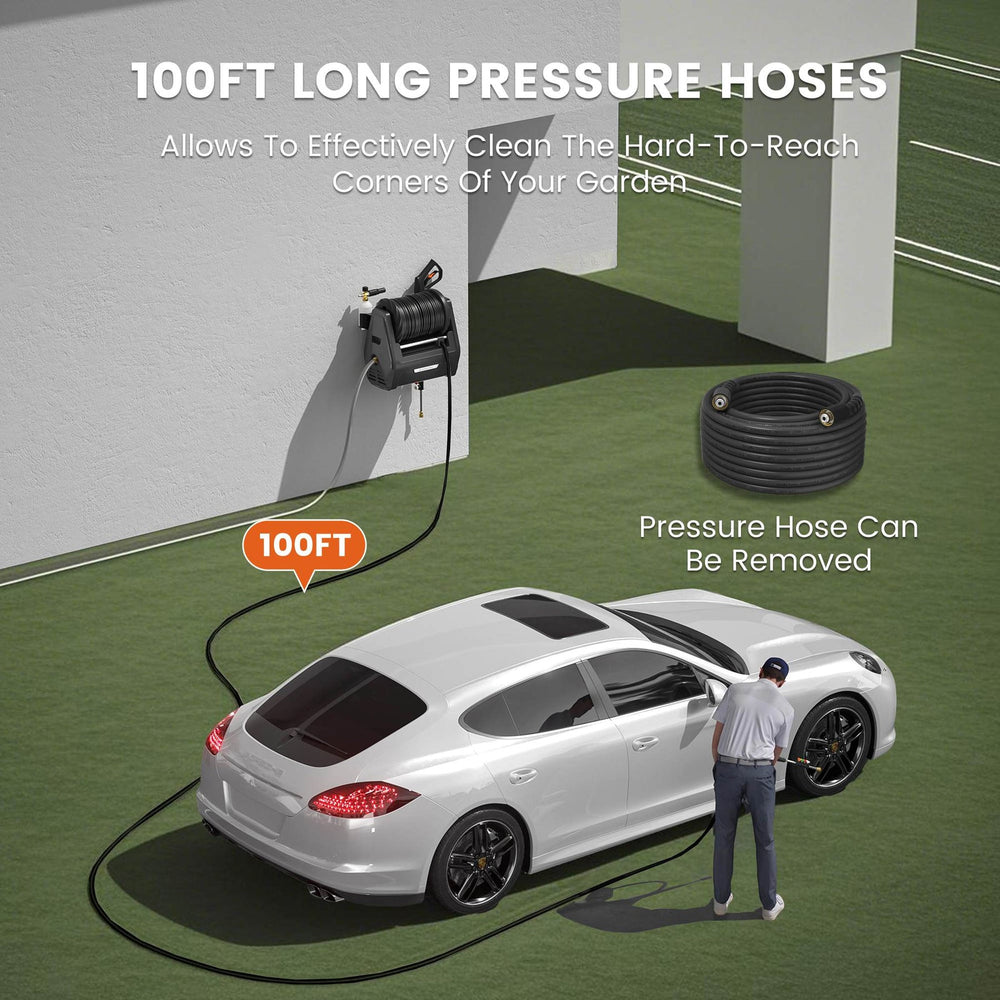 Giraffe Tools Replaceable Abrasion‑Resistant Pressure Washer Hose 100ft New