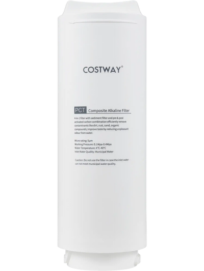 Costway PCT Replacement Filter for AW-RB20/AW-RB05 Under-Sink Reverse Osmosis System 62687316 New
