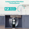 Replacement PCT filter for AW-RB20/AW-RB05 under-sink RO system, featuring a 12-month lifespan and multi-layer.