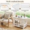Rolling side table with a faux marble top, metal frame, and breathable mesh basket, perfect for small spaces.