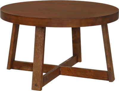 Costway Round Farmhouse Coffee Table 30