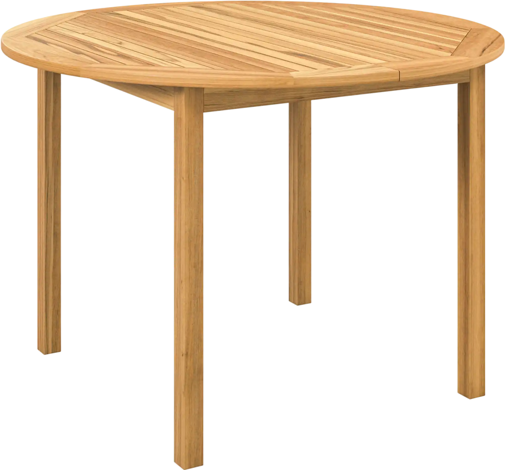 4-Person Large Round Outdoor Dining Table
