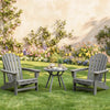 Round patio storage side table with a 20" tabletop, crafted from premium PP and ABS, ideal for outdoor use.