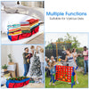 Giant 4-in-A-Row storage carrying bag in red, made of durable Oxford cloth, perfect for transporting game sets.