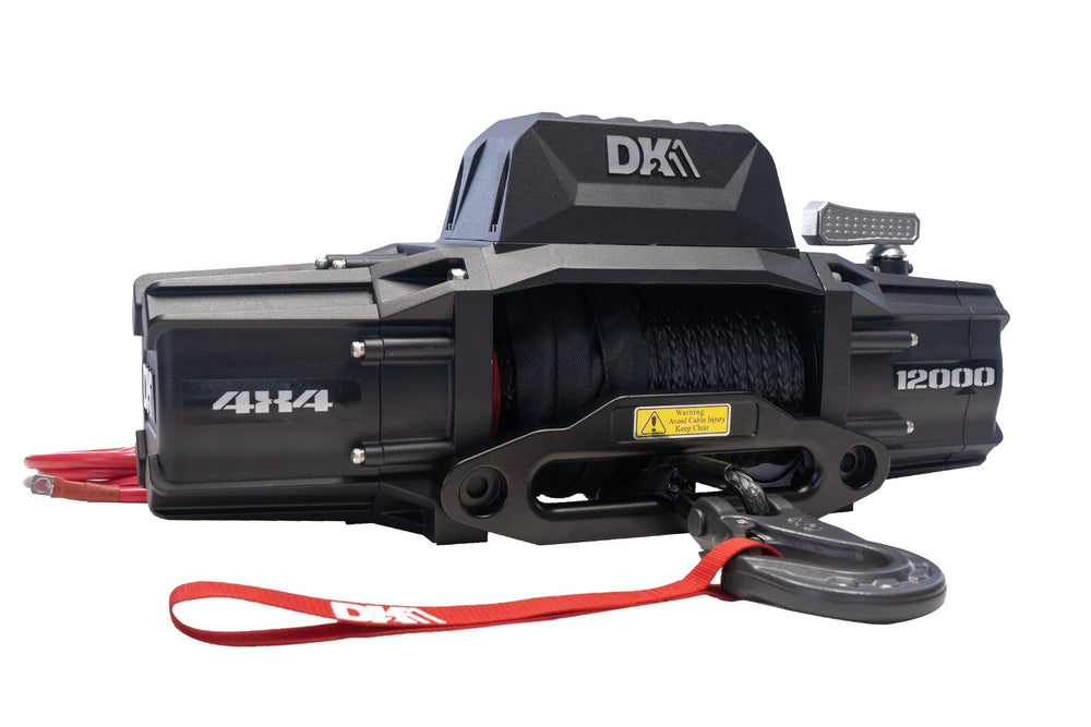 DK2 S12000-SR Electric Winch 12,000 lbs. 4 x 4 with Synthetic Rope New