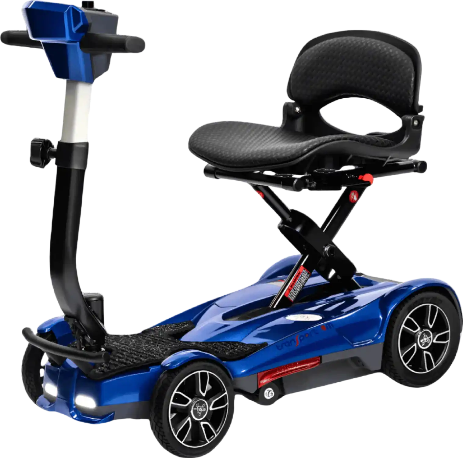 EV Rider Transport 4M Mobility Scooter Manual Fold 4 Wheel 250 lbs. Capacity 24V 10Ah Li-Ion Battery 3.7 MPH 7 Miles S19FM Open Box