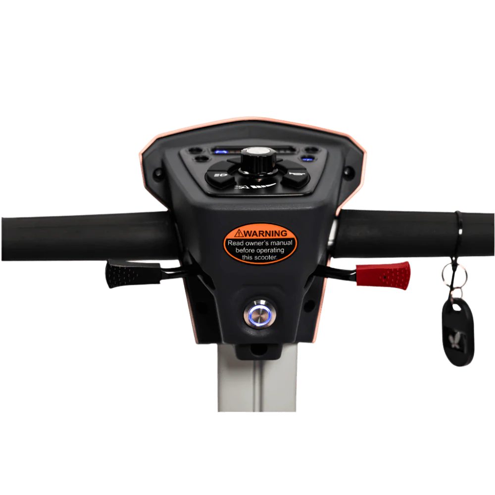 EV Rider Transport 4M Mobility Scooter Manual Fold 4 Wheel 250 lbs. Capacity 24V 10Ah Li-Ion Battery 3.7 MPH 7 Miles S19FM New