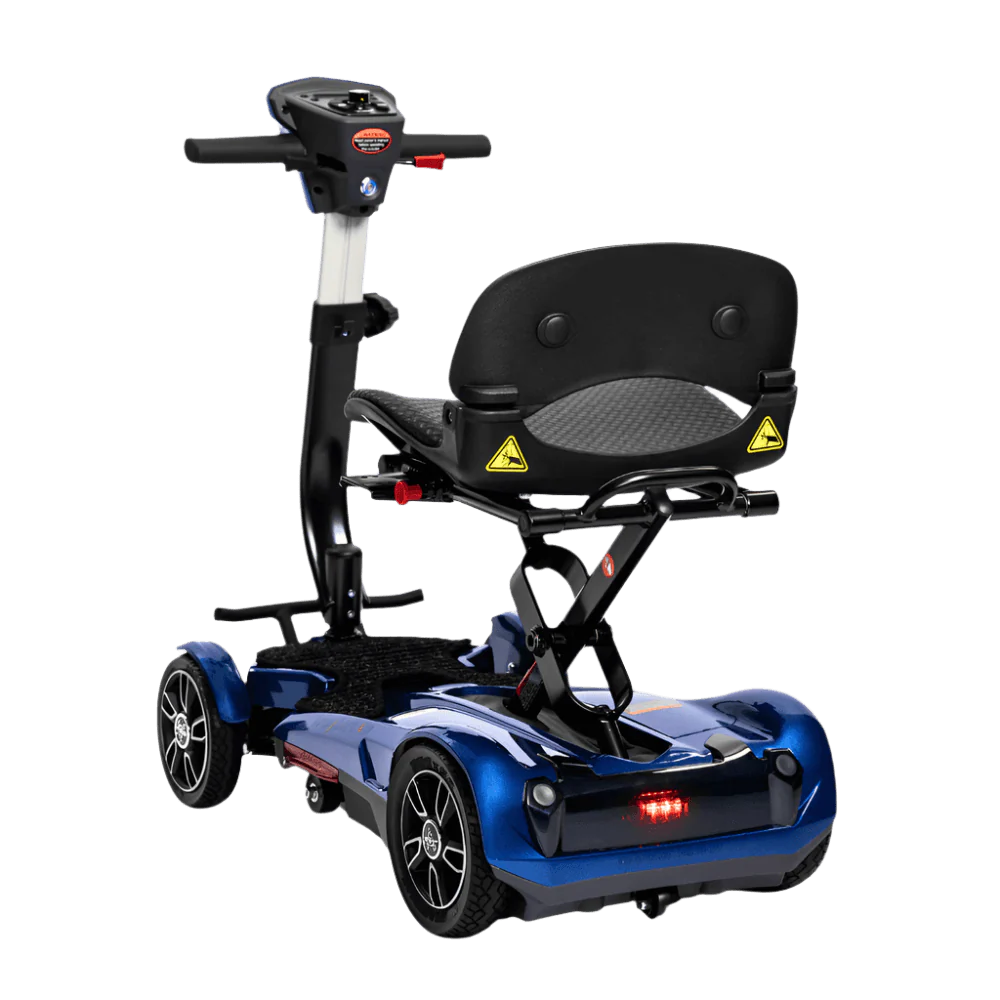 EV Rider Transport 4M Mobility Scooter Manual Fold 4 Wheel 250 lbs. Capacity 24V 10Ah Li-Ion Battery 3.7 MPH 7 Miles S19FM New