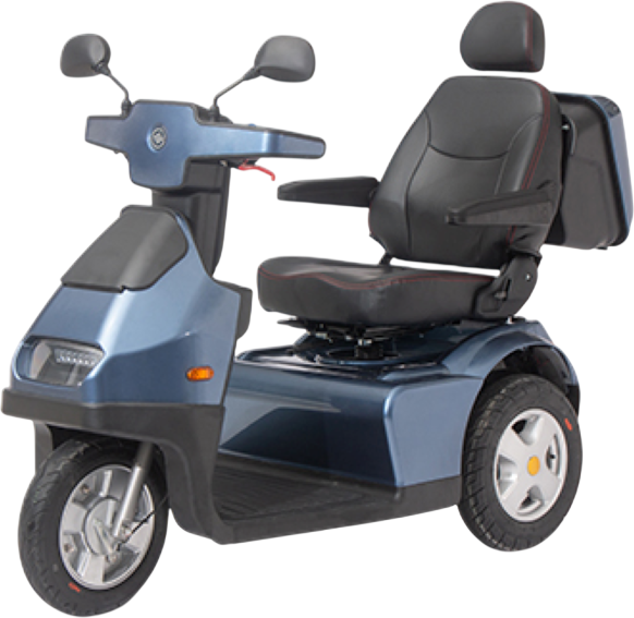 Afikim Afiscooter S3 3-Wheel Electric Mobility Scooter Blue New