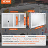 Vevor Concession Window 53" x 33" Aluminum Alloy Food Truck Service Window with 4 Sliding Windows New