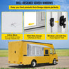 Vevor Concession Window 53" x 33" Aluminum Alloy Food Truck Service Window with 4 Sliding Screen Windows New