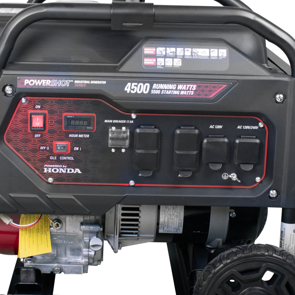 Simpson SCGH5500 Industrial Generator 4500/5500W Gasoline Honda GX270 Engine New